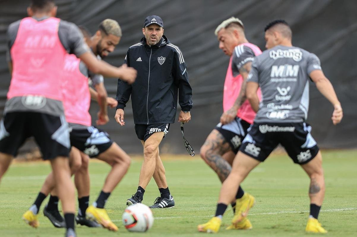 Fotos do ltimo treino do Atltico antes de pausa para festas de fim de ano