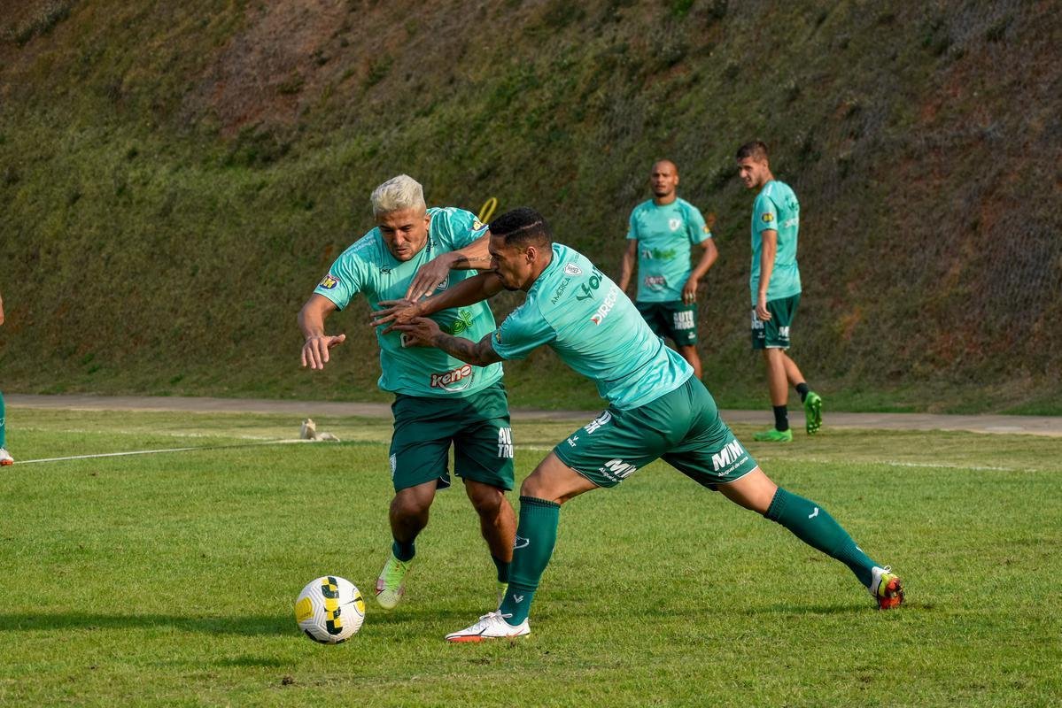 Amrica segue em preparao para enfrentar o Corinthians