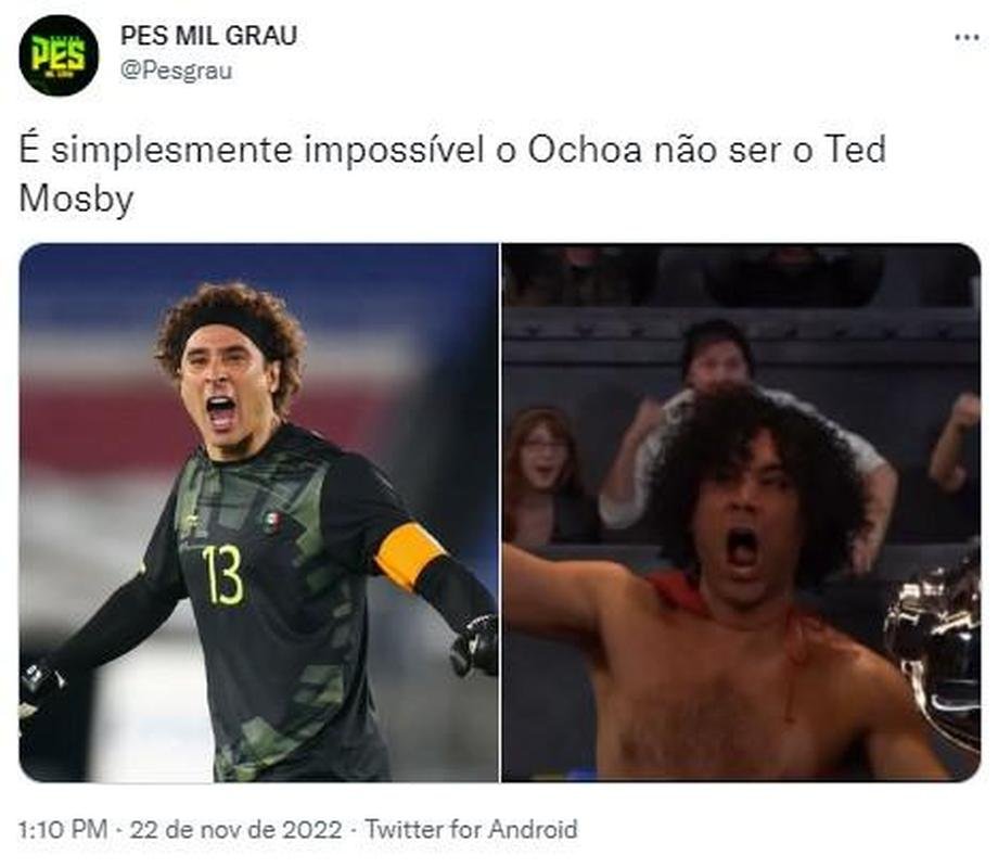 Memes de Ochoa aps a partida contra a Polnia