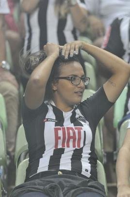 Fotos da torcida do Atltico, no Independncia, durante partida de ida da semifinal do Mineiro, contra o Amrica