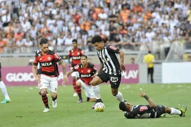 Fotos do jogo entre Atltico e Flamengo no Mineiro