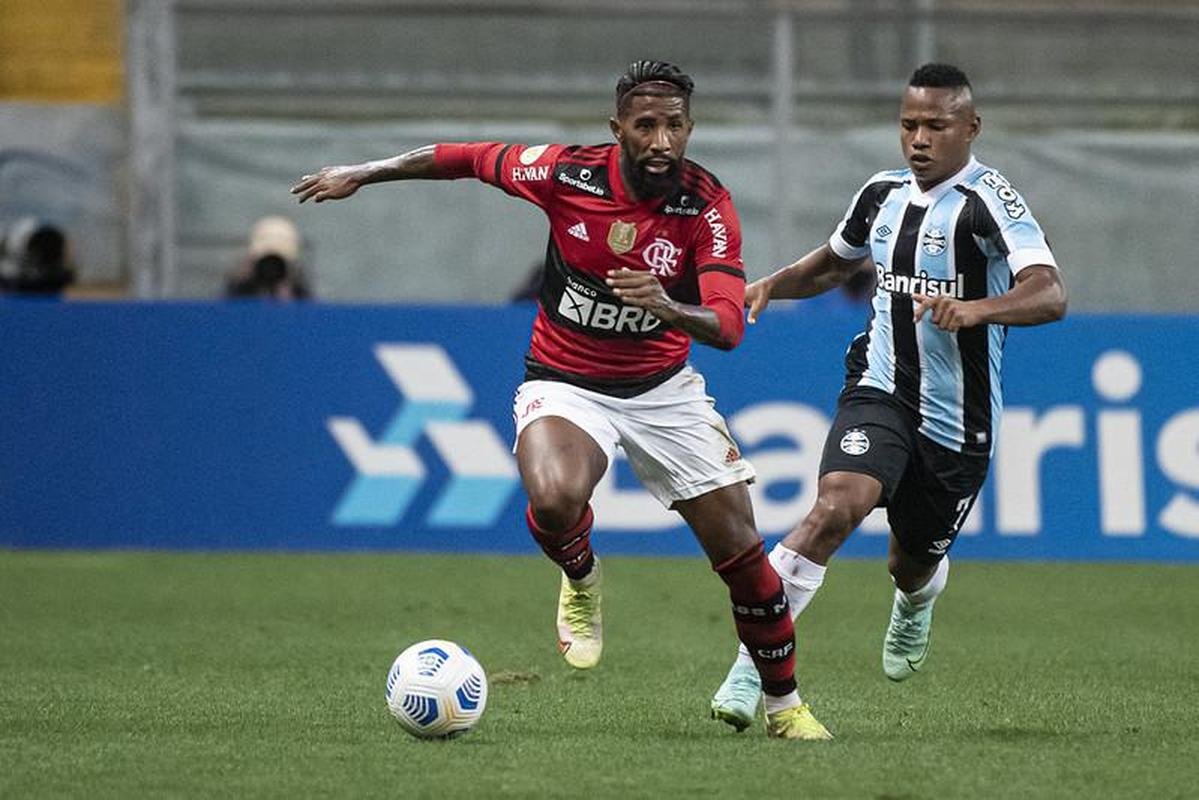 Fotos do jogo entre Grmio e Flamengo, na Arena do Grmio, em Porto Alegre, pela segunda rodada do Campeonato Brasileiro (23/11/2021)
