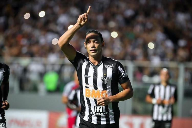 12/02/2019 - Atltico 3 x 2 Danubio (Uruguai) - Ricardo Oliveira marcou dois gols pelo Galo