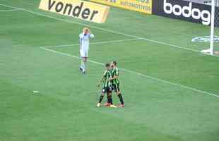 Amrica saiu na frente com gol contra marcado pelo zagueiro Luciano Castn, do CSA: 1 a 0