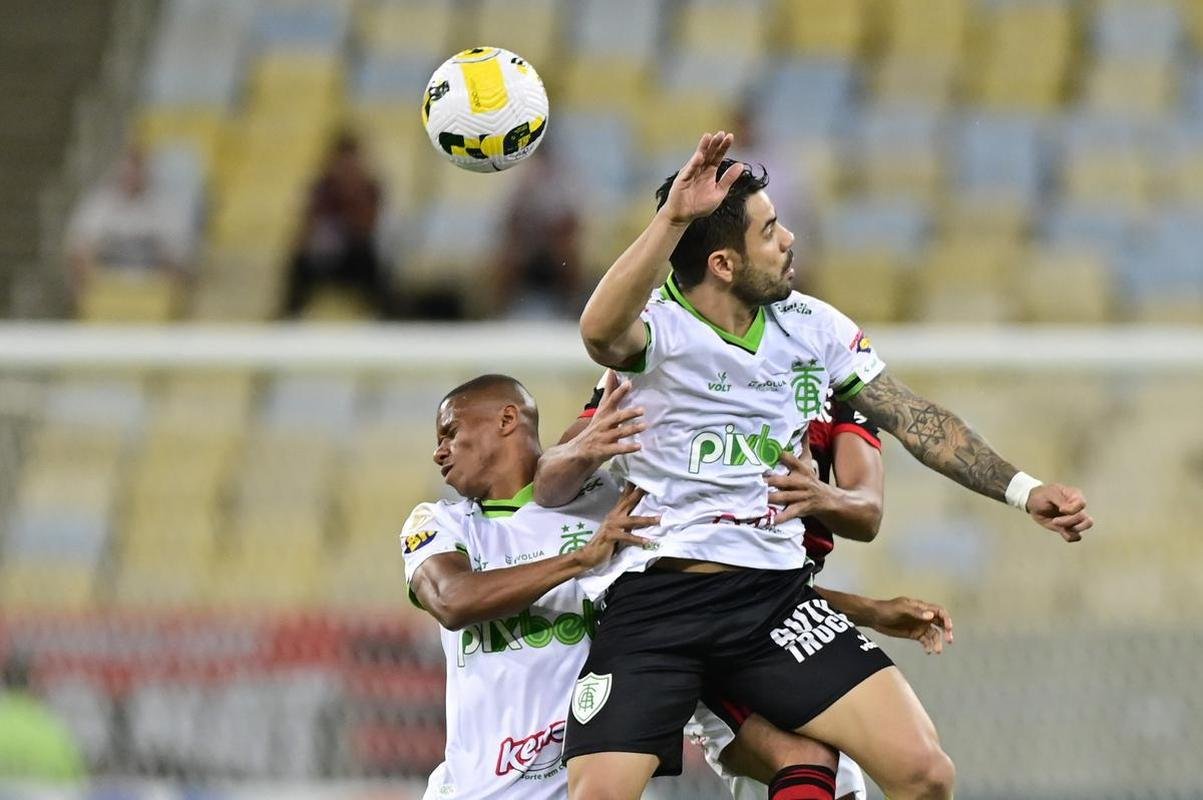 Amrica foi derrotado pelo Flamengo por 3 a 0, no Maracan 