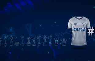 Novo uniforme do Cruzeiro traz como novidade a cor prata