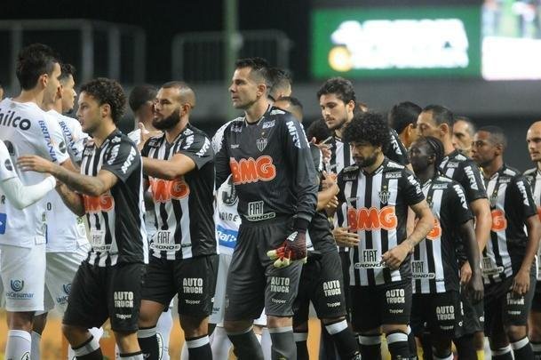 Atltico e Santos travaram primeira batalha pelas oitavas de final da Copa do Brasil