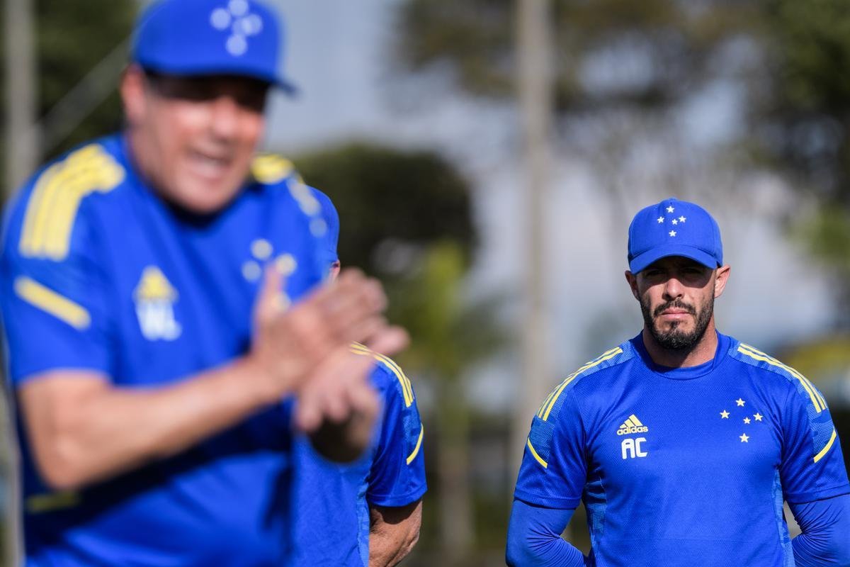 Fotos do treino do Cruzeiro desta tera-feira (10/08), na Toca II