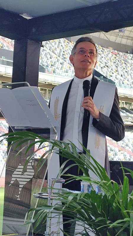 Veja as fotos do culto de 115 anos do Atltico, na Arena MRV