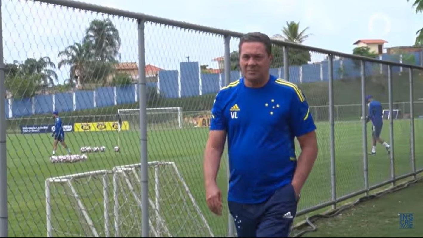 Imagens do treino do Cruzeiro deste domingo