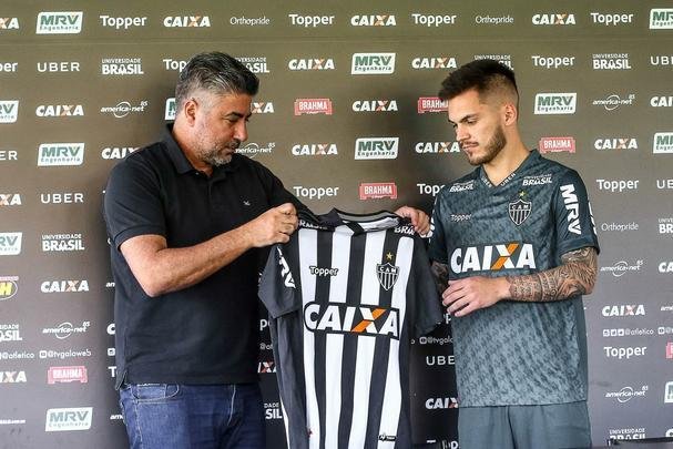 Apresentação do meia Nathan, novo jogador do Atlético