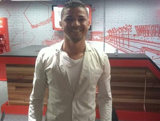 Personalidades na cerimnia do 16 Trofu Tel Santana. Judivan, atacante do Cruzeiro