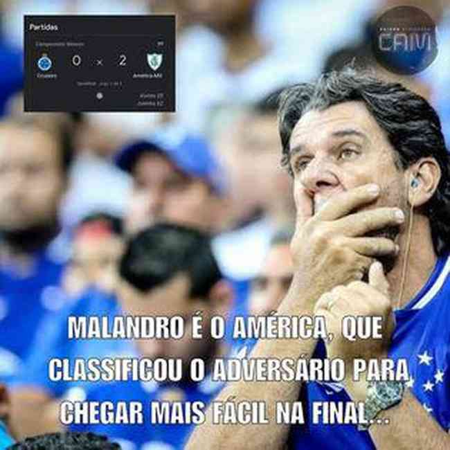 Veja os memes da derrota do Cruzeiro para o América, no Campeonato Mineiro  - Superesportes