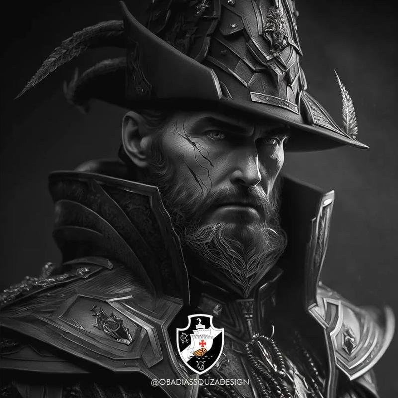 Almirante, do Vasco, repaginado com IA 