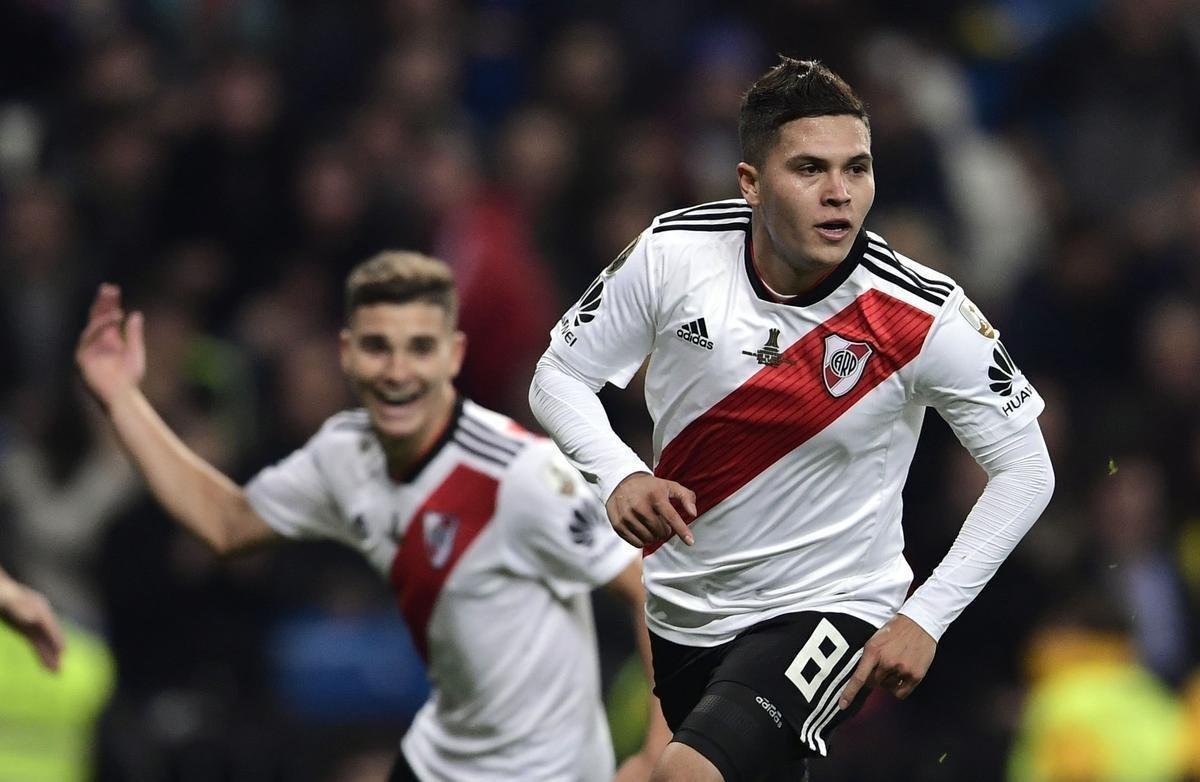 Colombiano Quintero fez o gol da virada do River Plate sobre o Boca na final da Libertadores