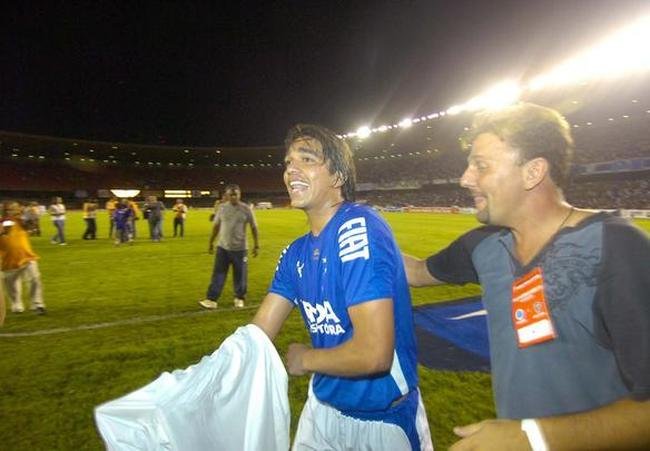 Festejando a conquista do Mineiro de 2008
