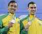 Com dobradinha indita nos 200m livre, Brasil chega a 100 medalhas no Pan de 2019