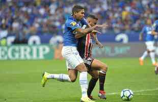 Fotos do jogo entre Cruzeiro e So Paulo