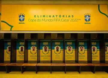 Estádio recebeu identidade visual da CBF para o duelo entre Brasil e Paraguai pela 16ª rodada das Eliminatórias da Copa do Mundo do Catar