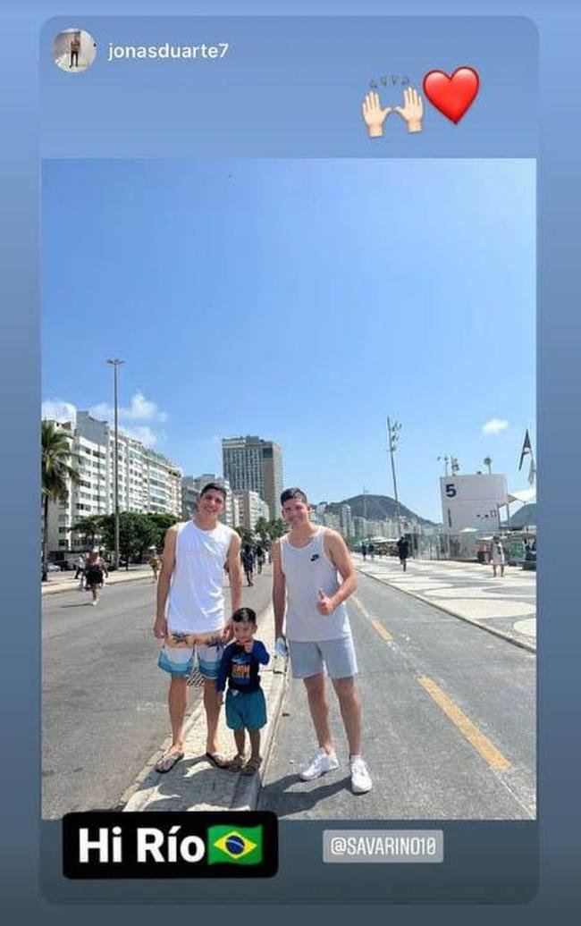 Savarino foi curtir o Rio com a famlia 