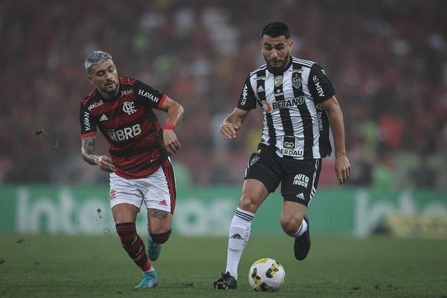 Fotos do jogo de volta das oitavas de final da Copa do Brasil, entre Flamengo e Atltico, no Maracan, no Rio de Janeiro
