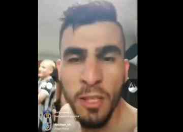 Capitão alvinegro gravou um vídeo com a festa do Galo no vestiário após a vitória sobre o Bahia, que garantiu o título