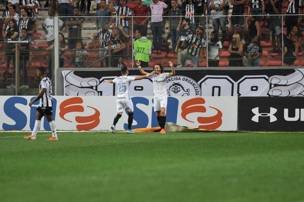 Fotos do jogo entre Atltico e Grmio