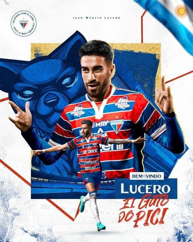 Fortaleza anunciou o atacante Martn Lucero