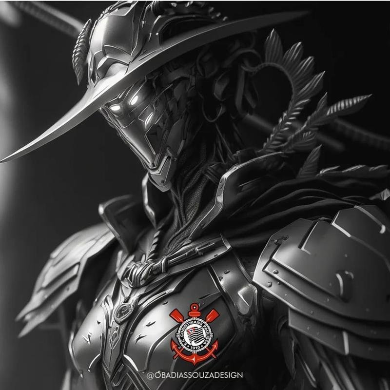 Mosqueteiro, do Corinthians, repaginado com IA 