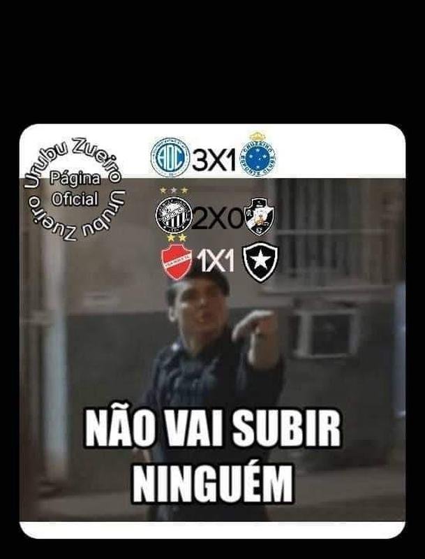 Memes da derrota do Cruzeiro para o Confiana, pela Srie B