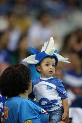 Imagens da torcida no jogo contra o Vitria