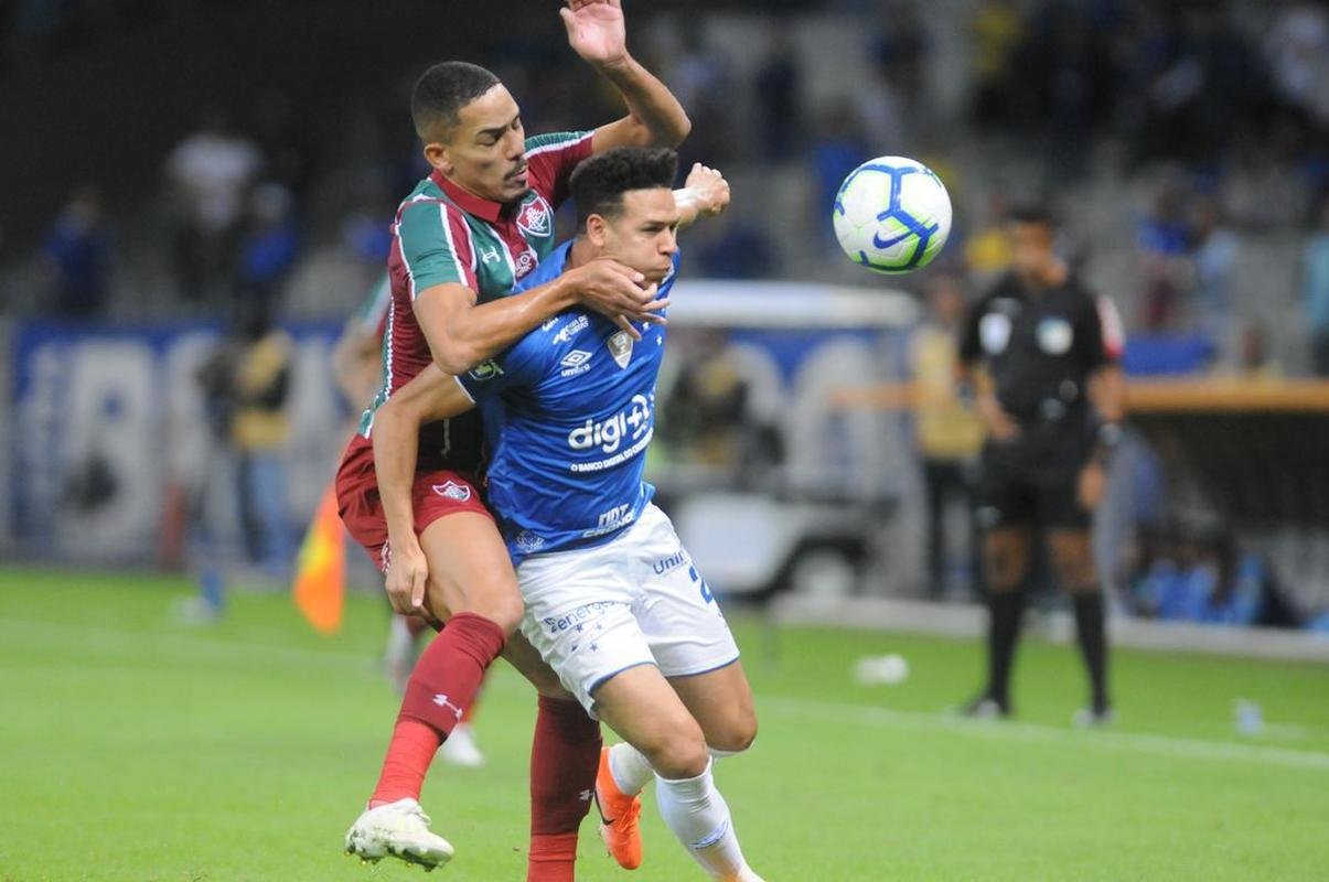 No primeiro tempo, Fluminense teve mais posse de bola; Cruzeiro no conseguiu criar muitas oportunidades