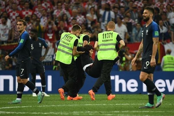 Fotos da final da Copa do Mundo, entre Frana e Crocia, em Moscou 