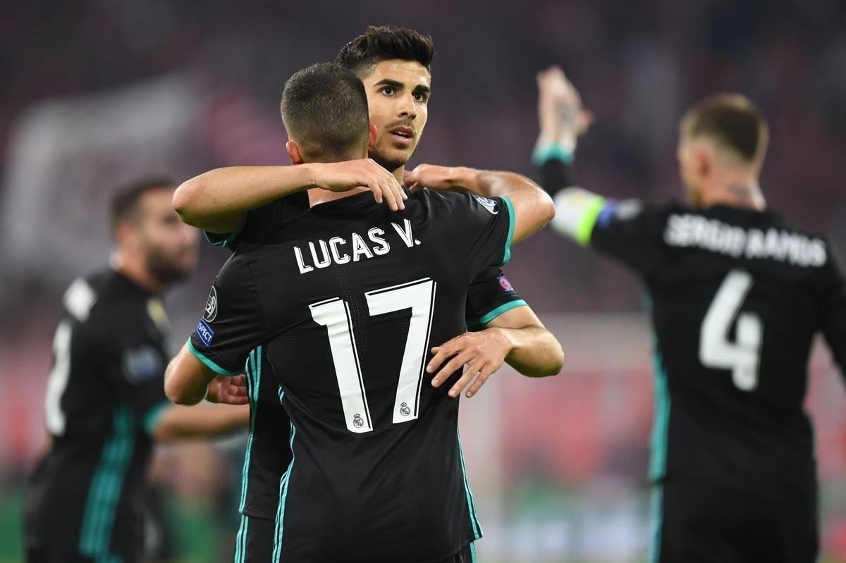 Com o meia-atacante Asensio, o Real Madrid virou o jogo sobre o Bayern