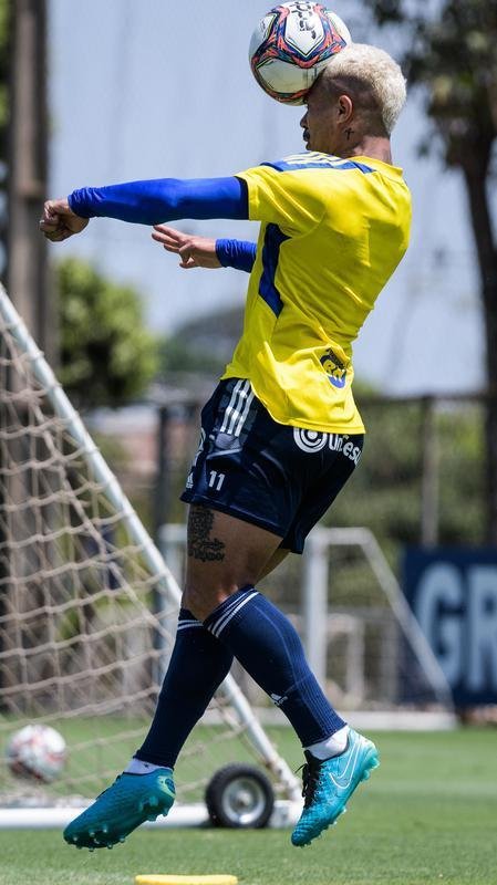 Treino acometeu em clima de descontrao no fechamento da preparao para o jogo deste domingo  