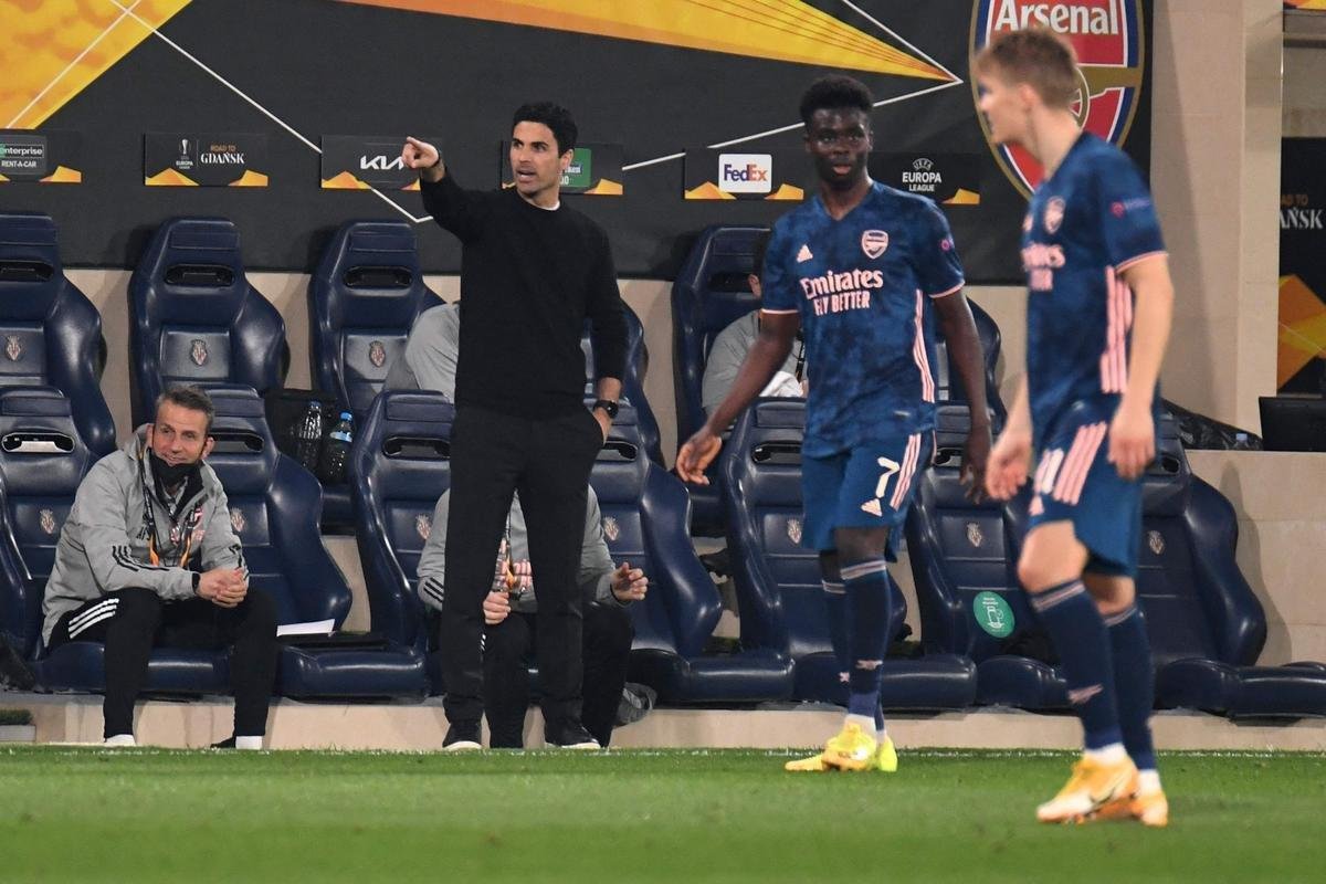 Fotos do duelo entre Villarreal e Arsenal pela semifinal da Liga Europa