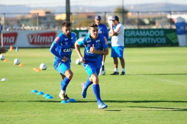 Fotos do ltimo treino do Cruzeiro antes do jogo contra o Grmio pela Primeira Liga (Gladyston Rodrigues/EM D.A Press)