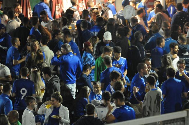 Chegada da torcida do Cruzeiro ao Mineiro para o jogo contra o Sport pela 15 rodada da Srie B do Campeonato Brasileiro
