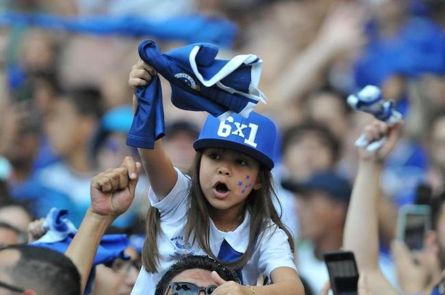 Fotos da torcida do Cruzeiro no duelo contra o Novorizontino, neste domingo (17), no Mineiro, em Belo Horizonte. Jogo  vlido pela 18 rodada da Srie B do Campeonato Brasileiro.