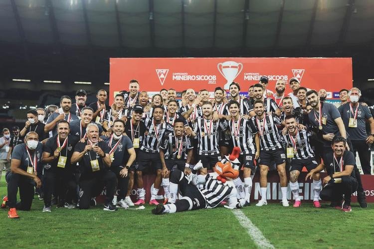 Fotos da festa do Atltico no Mineiro com a conquista do bicampeonato mineiro