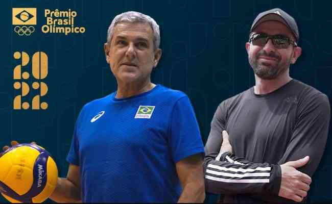 Jos Roberto Guimares, comandante da seleo feminina de vlei, e Felipe Siqueira, mentor de Alison dos Santos, foram escolhidos os melhores treinadores do ano