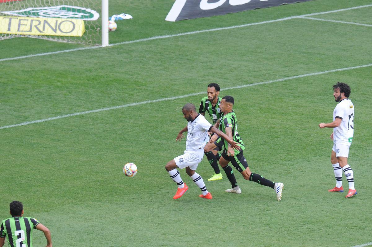 Fotos do jogo entre Amrica e Figueirense, pela Srie B