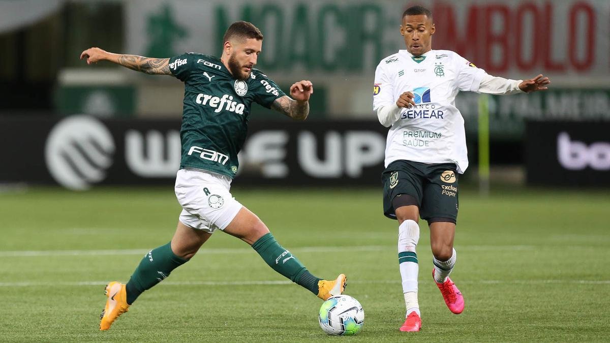 Palmeiras e Amrica se enfrentaram nesta quarta-feira (23), em partida de ida das semifinais da Copa do Brasil. O confronto foi realizado no Allianz Parque, em So Paulo. Na prxima quarta-feira (30), as equipes se reencontram no Independncia, em Belo Horizonte, s 21h30.