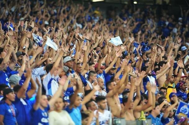 Fotos da torcida do Cruzeiro, no Mineiro, na deciso da Copa do Brasil 2018, contra o Corinthians
