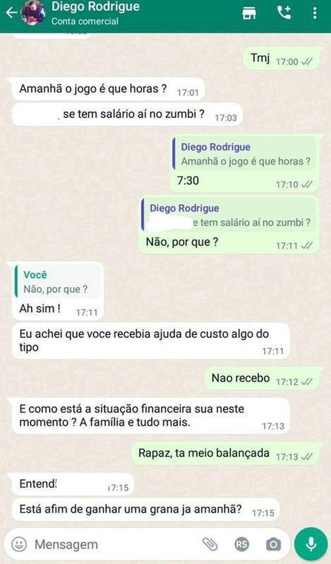 Jogador denuncia tentativa de manipulao em resultado da Copa SP