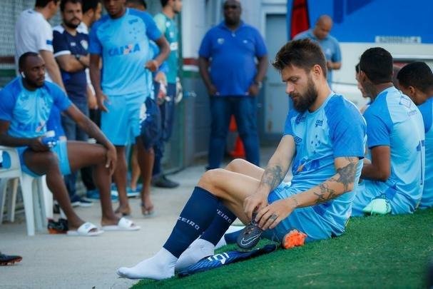 Cruzeiro treinou nesta terça-feira no Estádio das Laranjeiras e fechou preparação para jogo contra o Vasco, pela quinta rodada do Grupo 5 da Copa Libertadores. Partida será às 21h45 desta quarta, em São Januário, no Rio de Janeiro (Vinnicius Silva/Cruzeiro E.C)