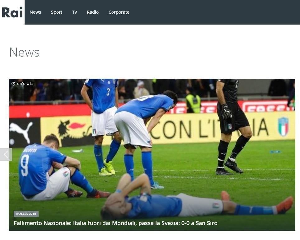 Manchetes das principais publicaes italianas aps vexame histrico da Azzurra