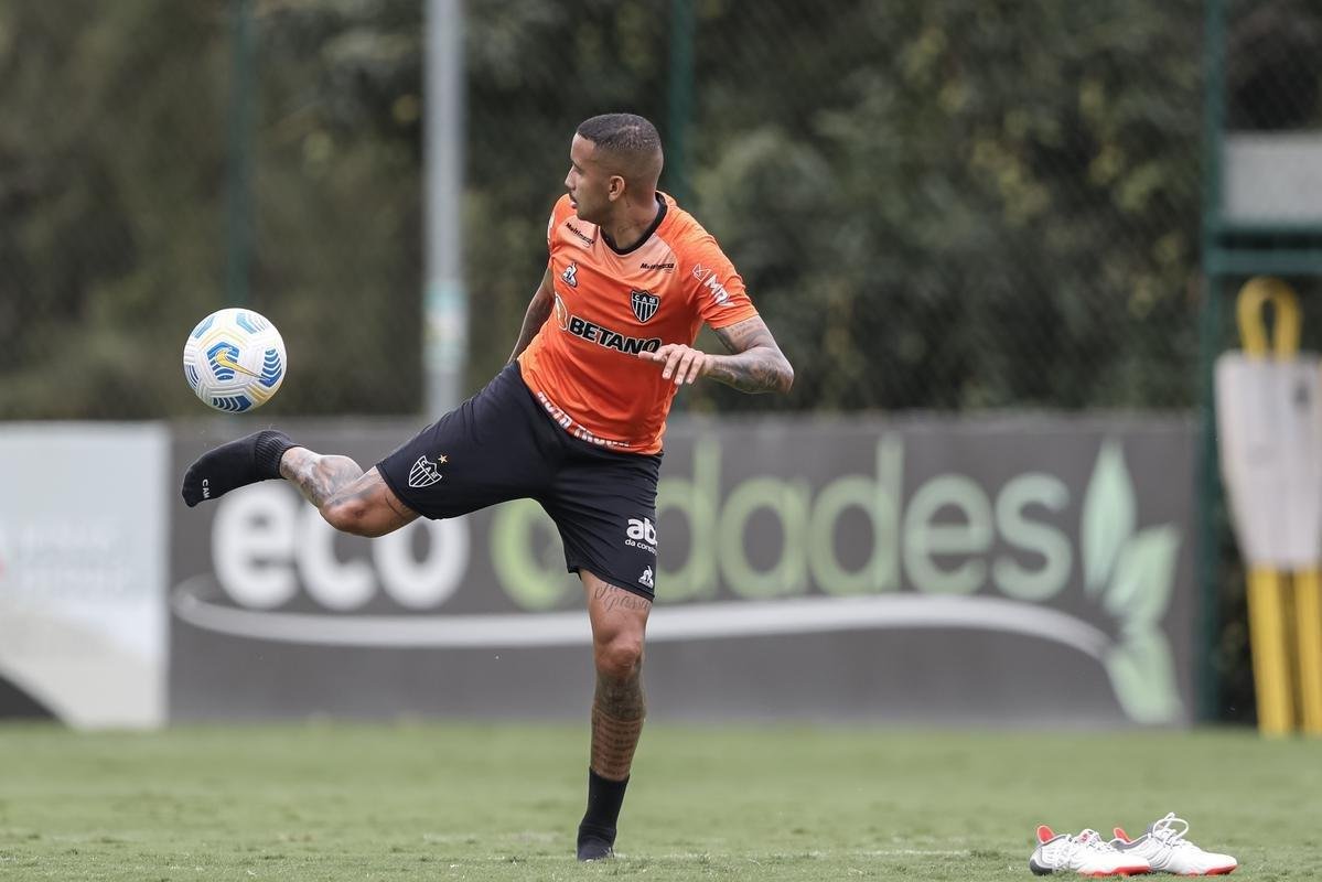 Fotos do treino do Atltico neste domingo, 14/11/2021