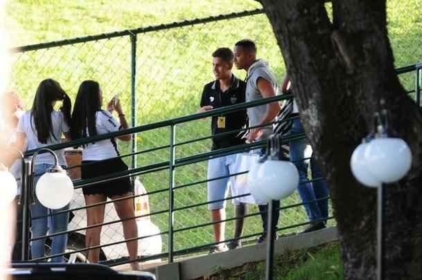 Jogadores se reapresentaram aps o empate contra o Flamengo, no Mineiro