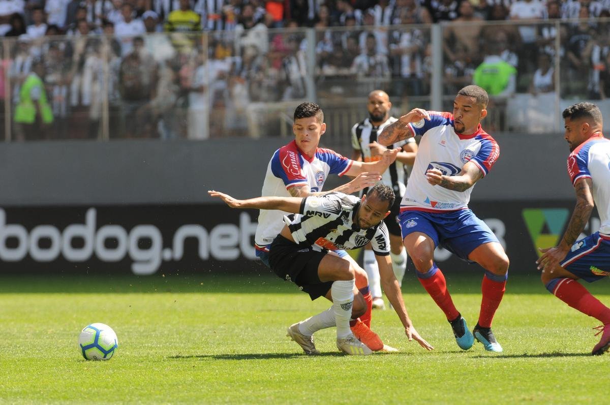 Atltico e Bahia se enfrentaram em jogo da 16 rodada do Campeonato Brasileiro